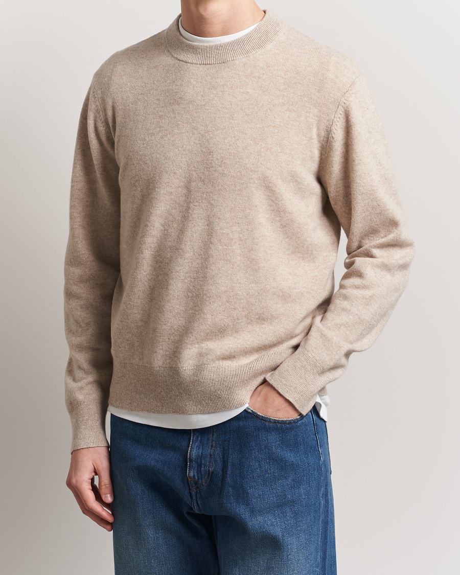 Homme | Pulls Et Tricots | A Day's March | Marlow Cashmere Blend Sweater Sand