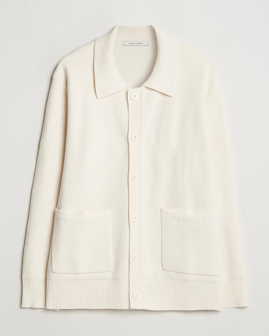 Homme | Pulls Et Tricots | A Day's March | Holt Cardigan Off White