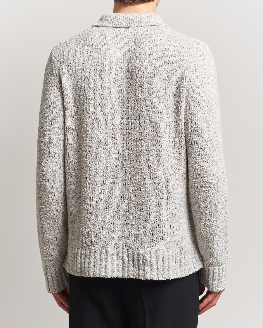 Homme | Pulls Et Tricots | A Day's March | Dover Structured Polo Light Grey