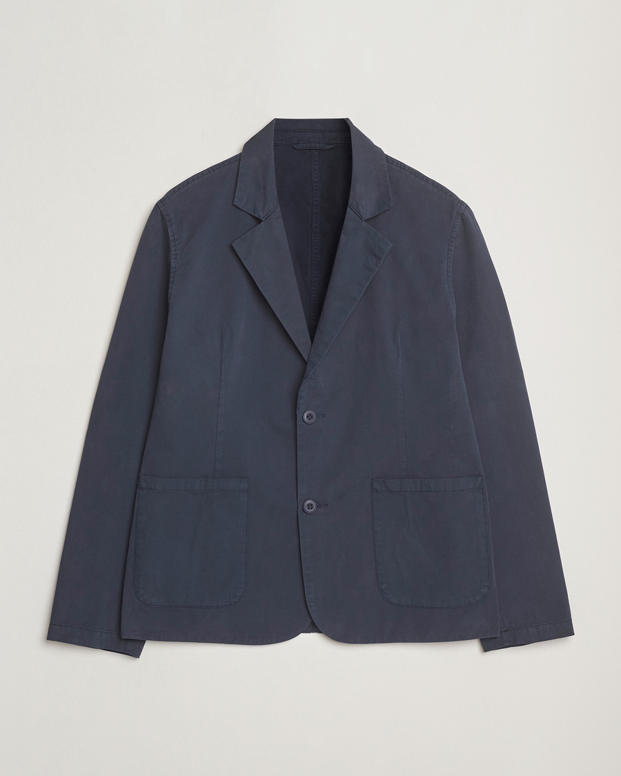 Homme | Blazers | A Day's March | Mace Unconstructed Blazer Navy