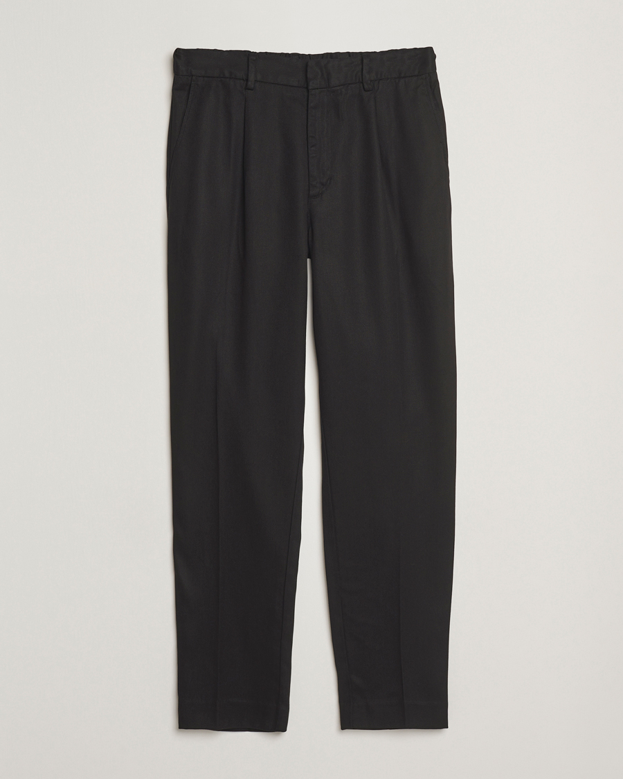 Homme | Pantalons | A Day's March | Smart Lyocell Trousers Black
