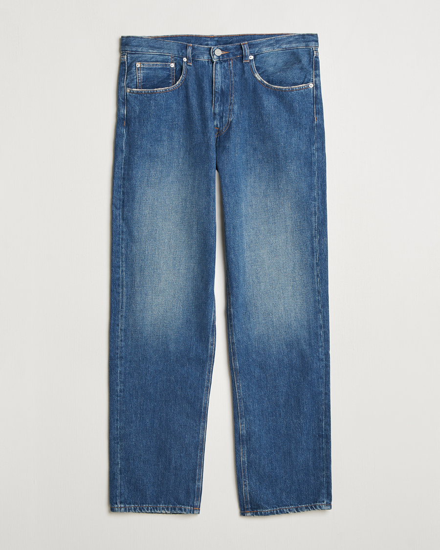 Homme | Jeans | A Day's March | Denim Nr3 Straight Fit Worn Mid Blue