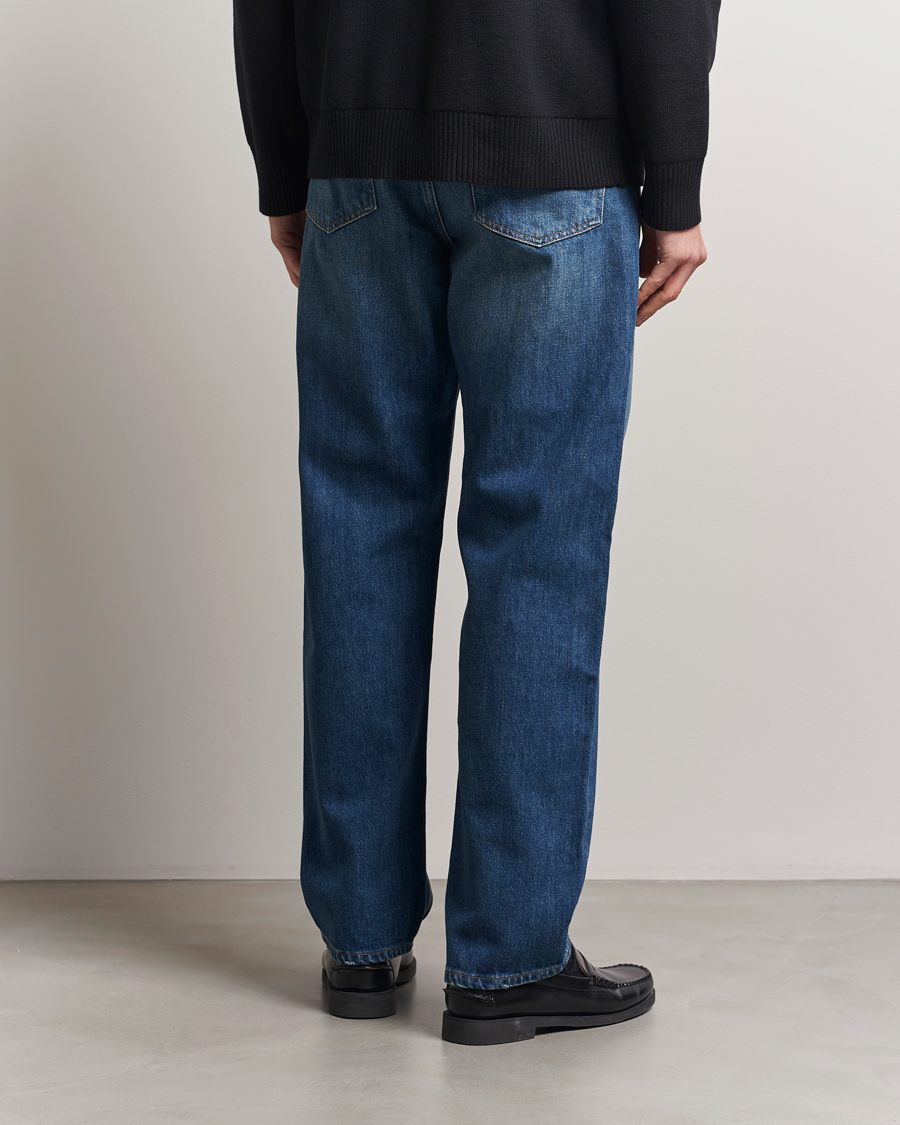 Homme | Jeans | A Day's March | Denim Nr3 Straight Fit Worn Mid Blue