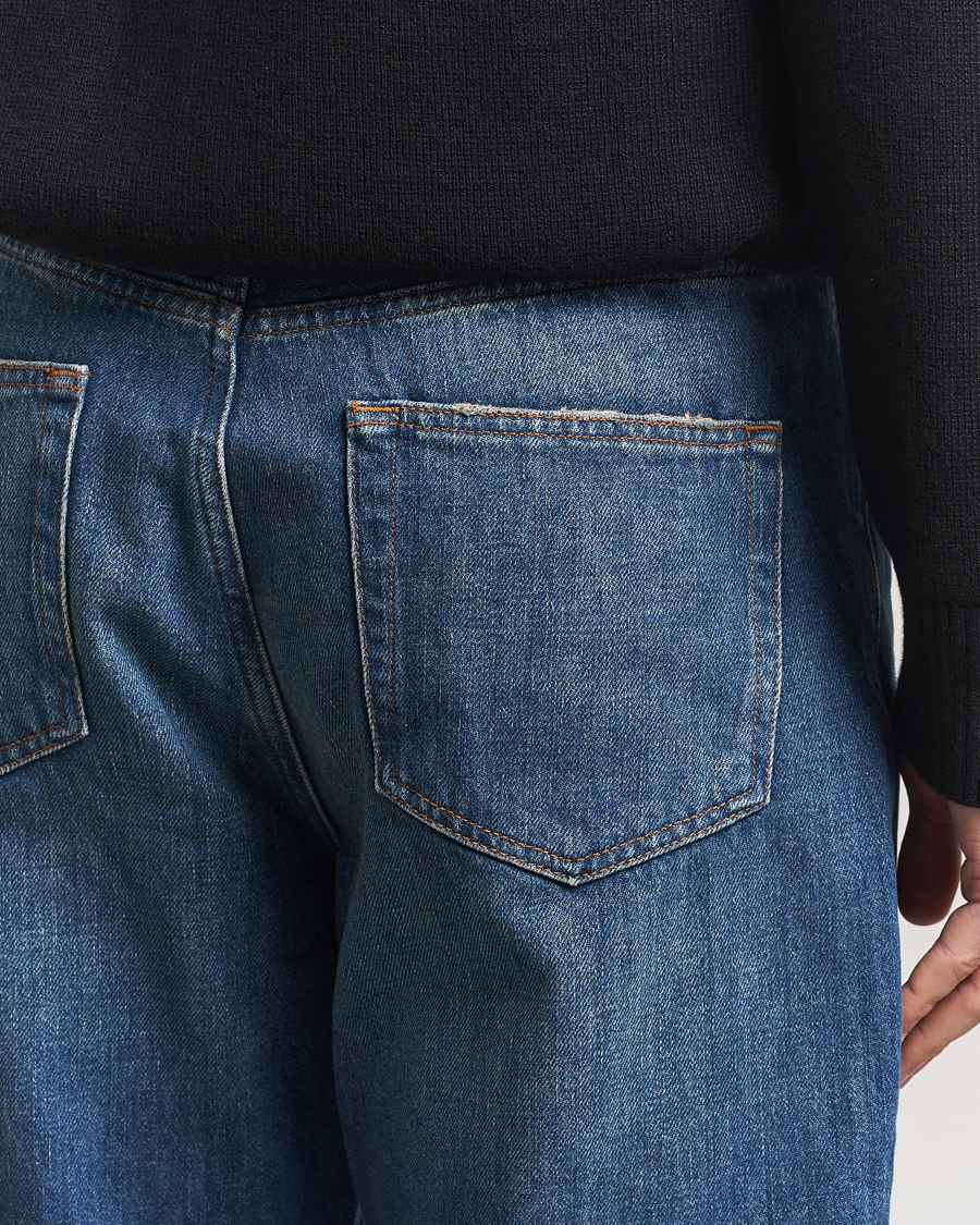Homme | Jeans | A Day's March | Denim Nr3 Straight Fit Worn Mid Blue