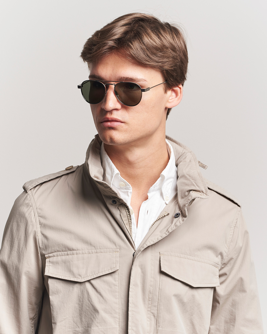 Homme | Lunettes De Soleil | Saint Laurent | SL 708 Sunglasses Silver