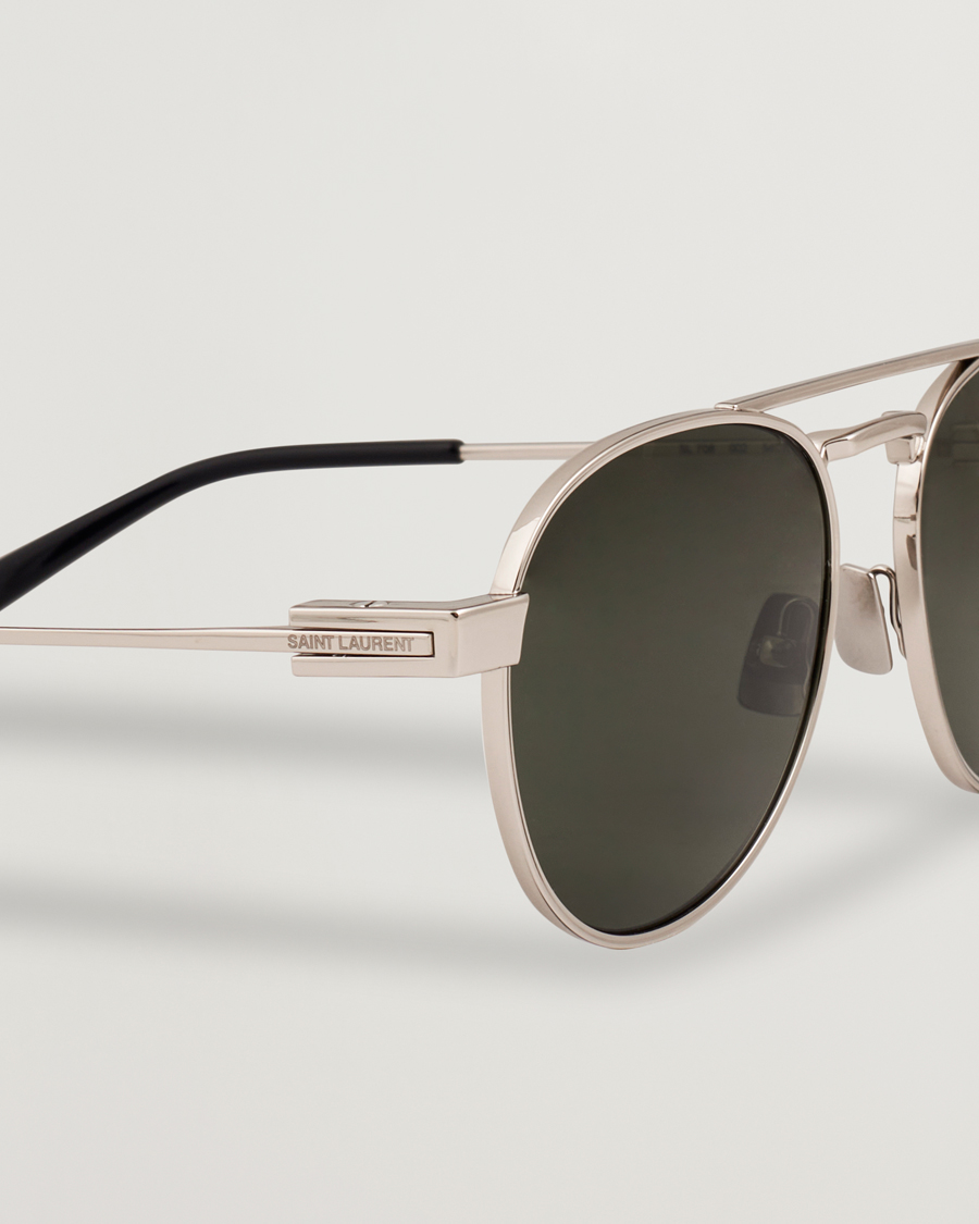 Homme | Lunettes De Soleil | Saint Laurent | SL 708 Sunglasses Silver