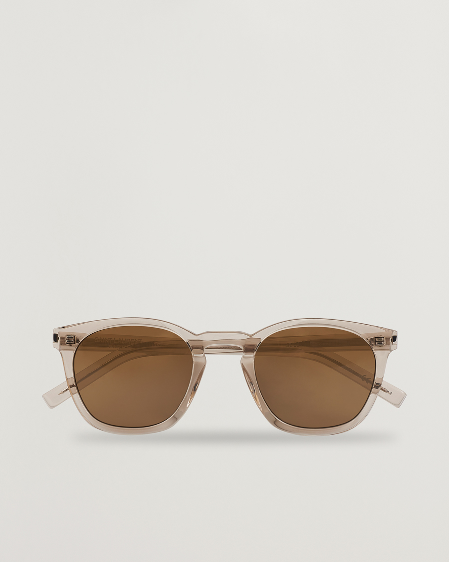Homme | Lunettes De Soleil | Saint Laurent | SL 28 Sunglasses Beige