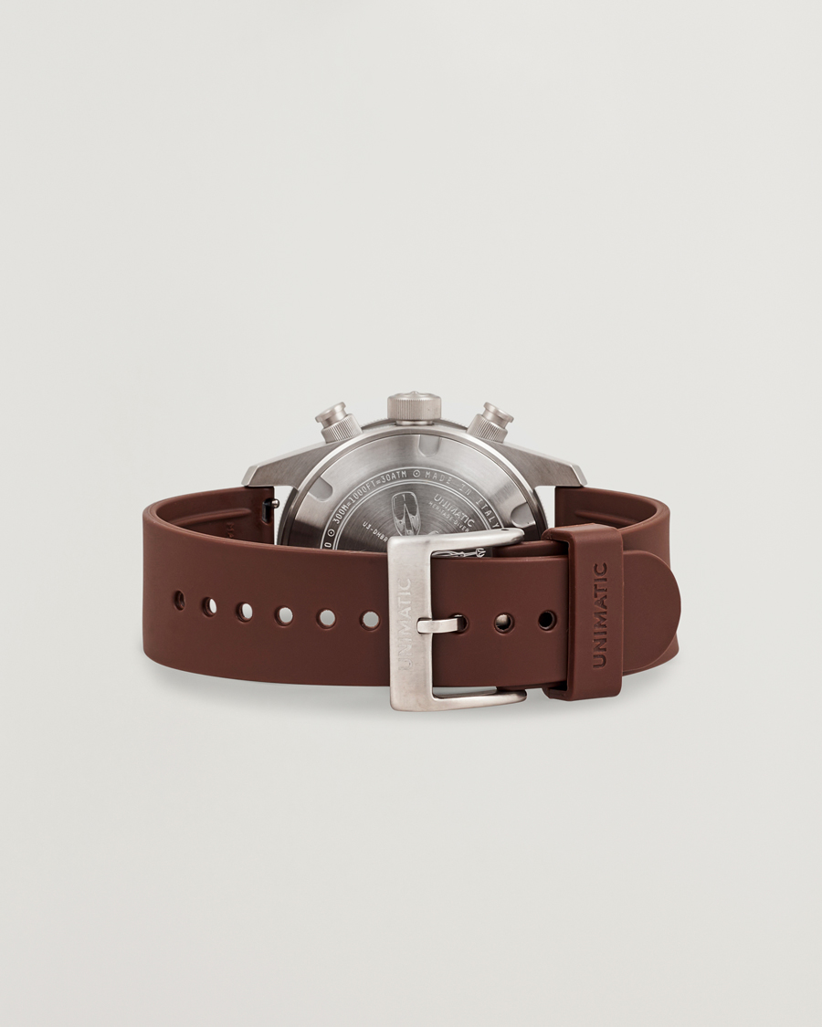 Homme | UNIMATIC U3 Heritage Chronograph Diver Dark Brown | UNIMATIC | U3 Heritage Chronograph Diver Dark Brown