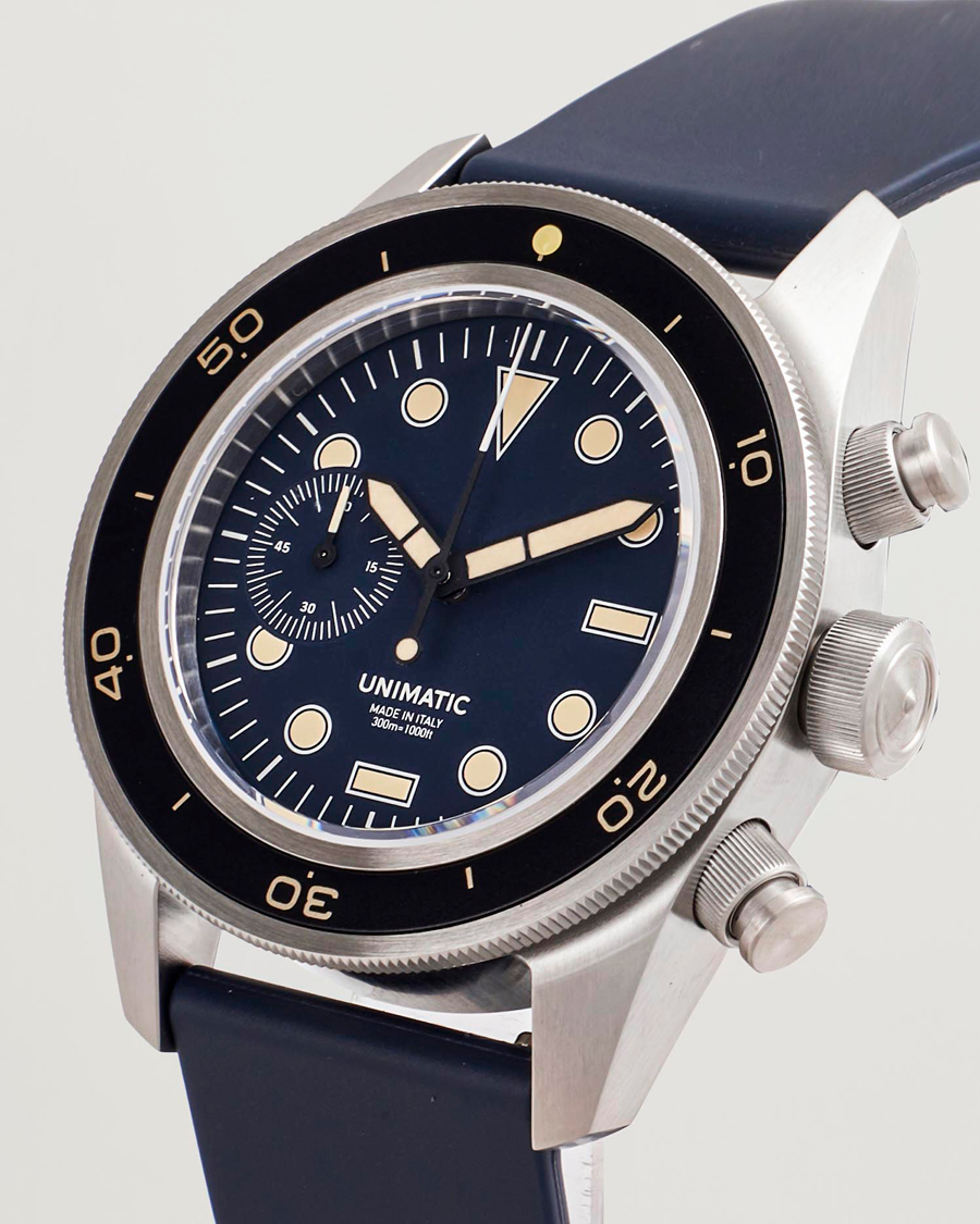Homme | UNIMATIC U3 Heritage Chronograph Diver Blue | UNIMATIC | U3 Heritage Chronograph Diver Blue