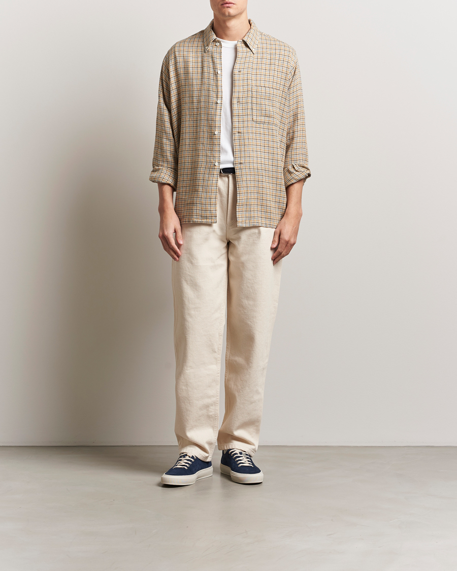 Homme | Chemises | BEAMS PLUS | Gunclub Mesh Button Down Shirt Beige