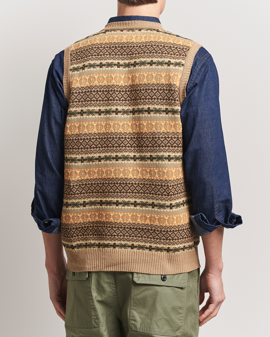 Homme | Pulls Et Tricots | BEAMS PLUS | Fairisle Vest Khaki
