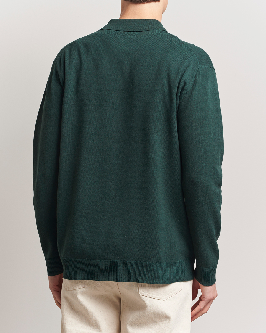 Homme | Pulls Et Tricots | BEAMS PLUS | Long Sleeve 12G Knit Polo Forest Green