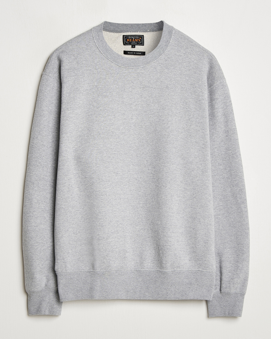 Homme | Pulls Et Tricots | BEAMS PLUS | Made In Japan Cotton Sweatshirt Grey