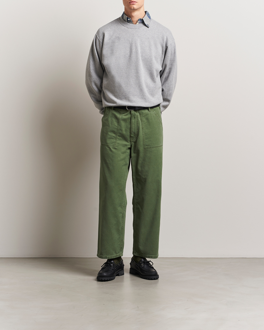 Homme | Pulls Et Tricots | BEAMS PLUS | Made In Japan Cotton Sweatshirt Grey