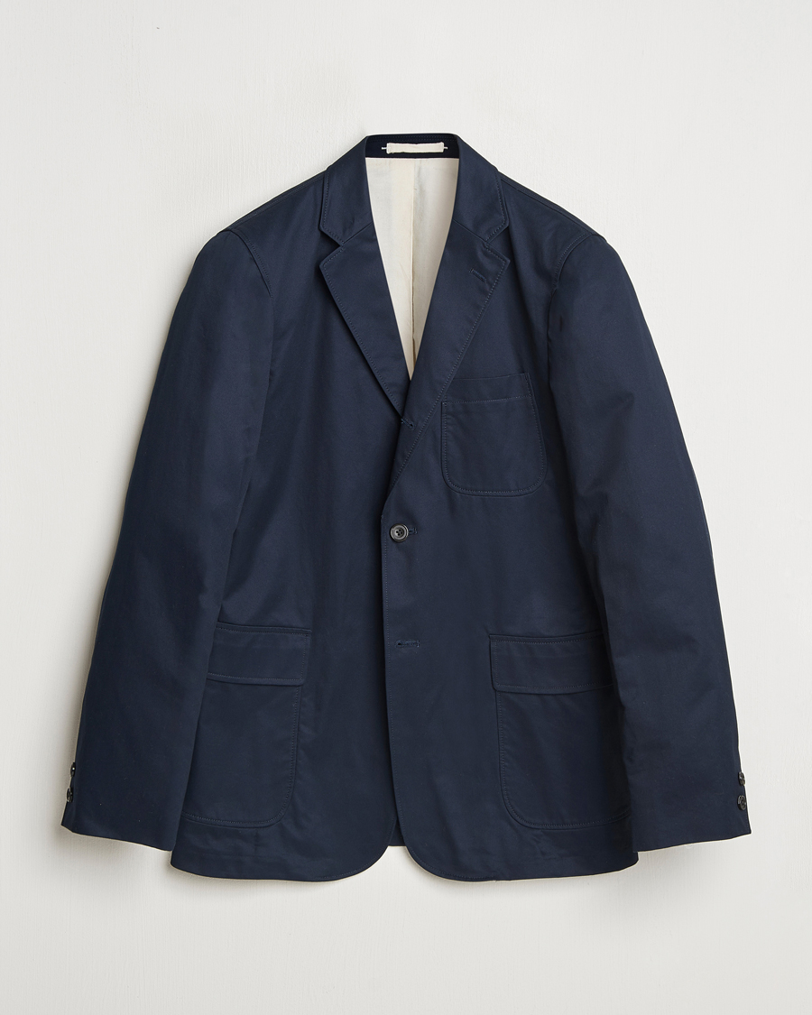 Homme | Blazers | BEAMS PLUS | Cotton Twill Blazer Navy