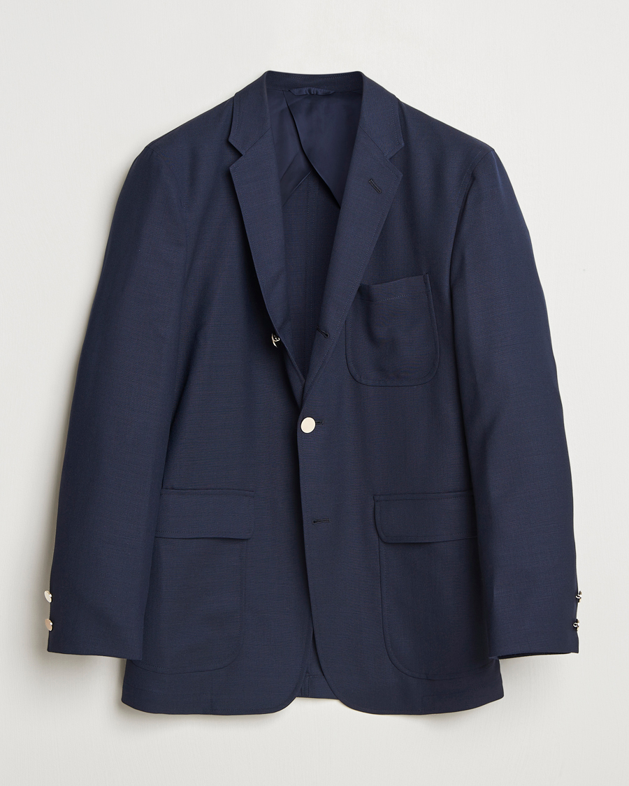 Homme | Blazers | Kamakura Shirts | Unconstructed Ivy Blazer Navy