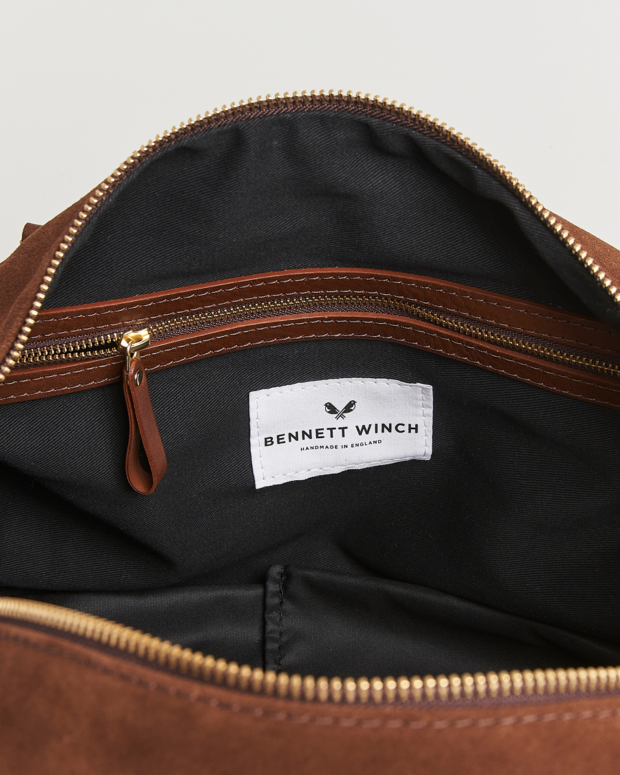 Homme | Sacs | Bennett Winch | Suede Weekender Brown
