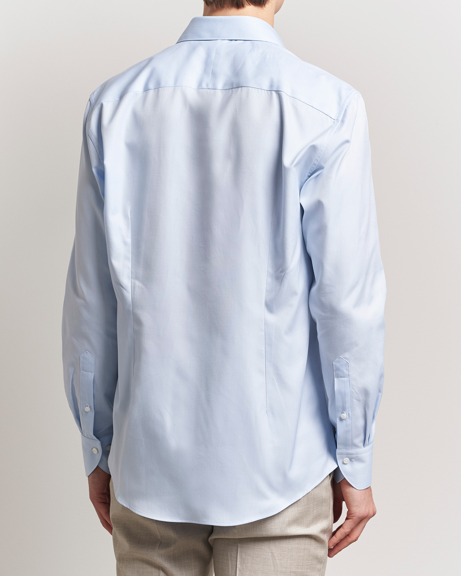 Homme | Chemises | Stenströms | 1899 Cotton Royal Oxford Shirt Light Blue