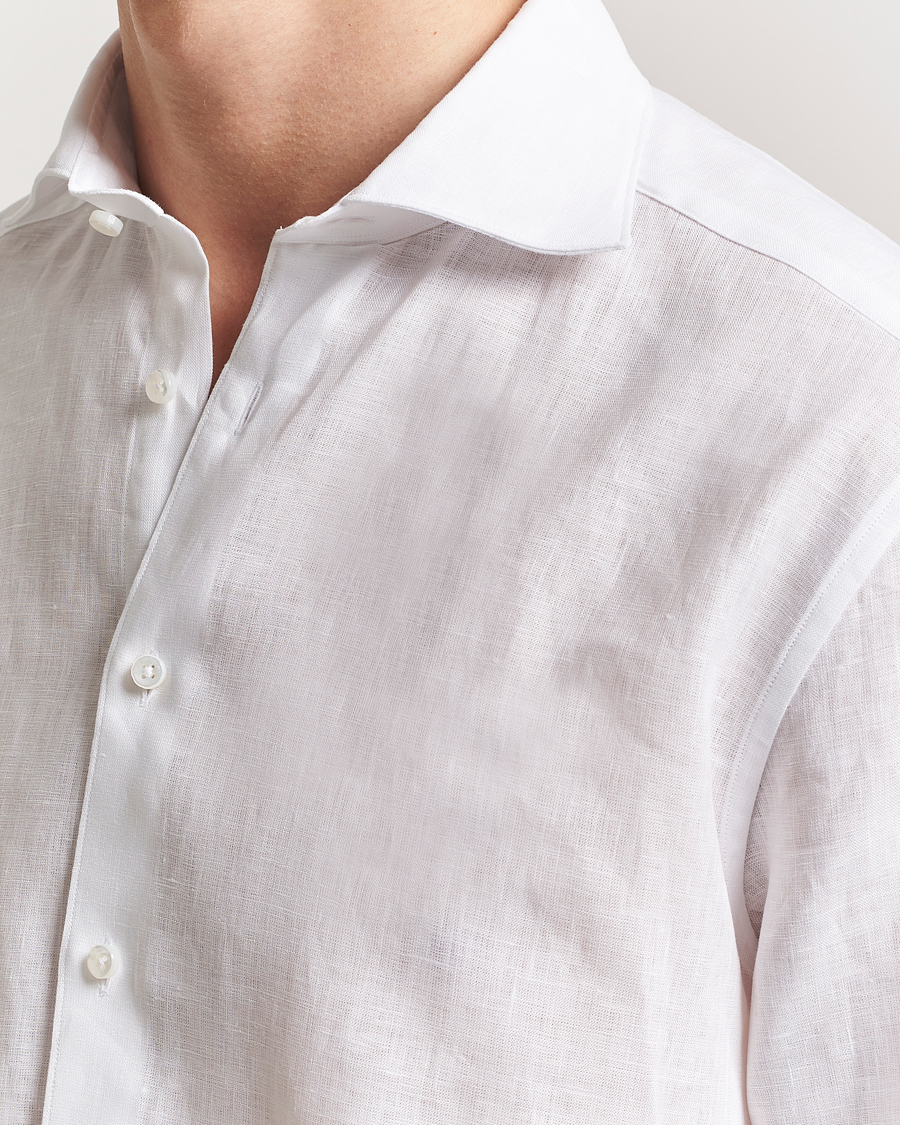 Homme | Chemises | Stenströms | 1899 Linen Shirt White