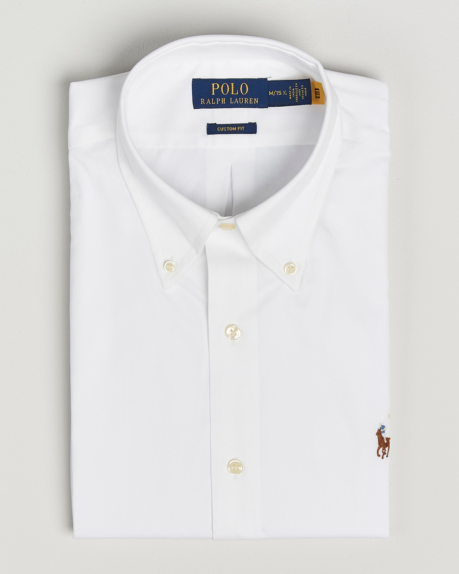 Homme | Chemises | Polo Ralph Lauren | Custom Fit Oxford Dress Shirt White