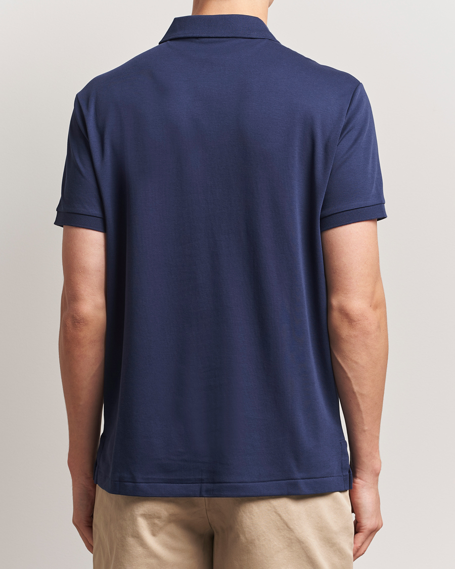 Homme | Polos | Polo Ralph Lauren | Custom Slim Fit Cotton Polo Refined Navy