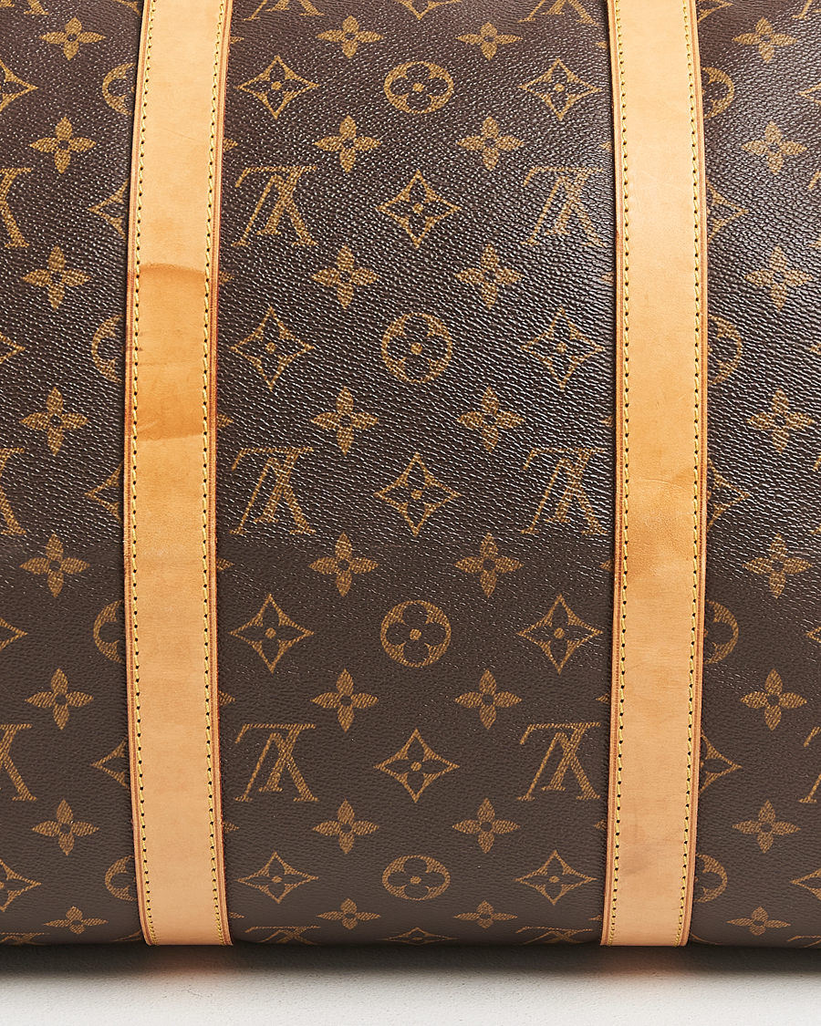 Homme | Louis Vuitton Pre-Owned Keepall Bandoulière 50 Monogram | Louis Vuitton Pre-Owned | Keepall Bandoulière 50 Monogram