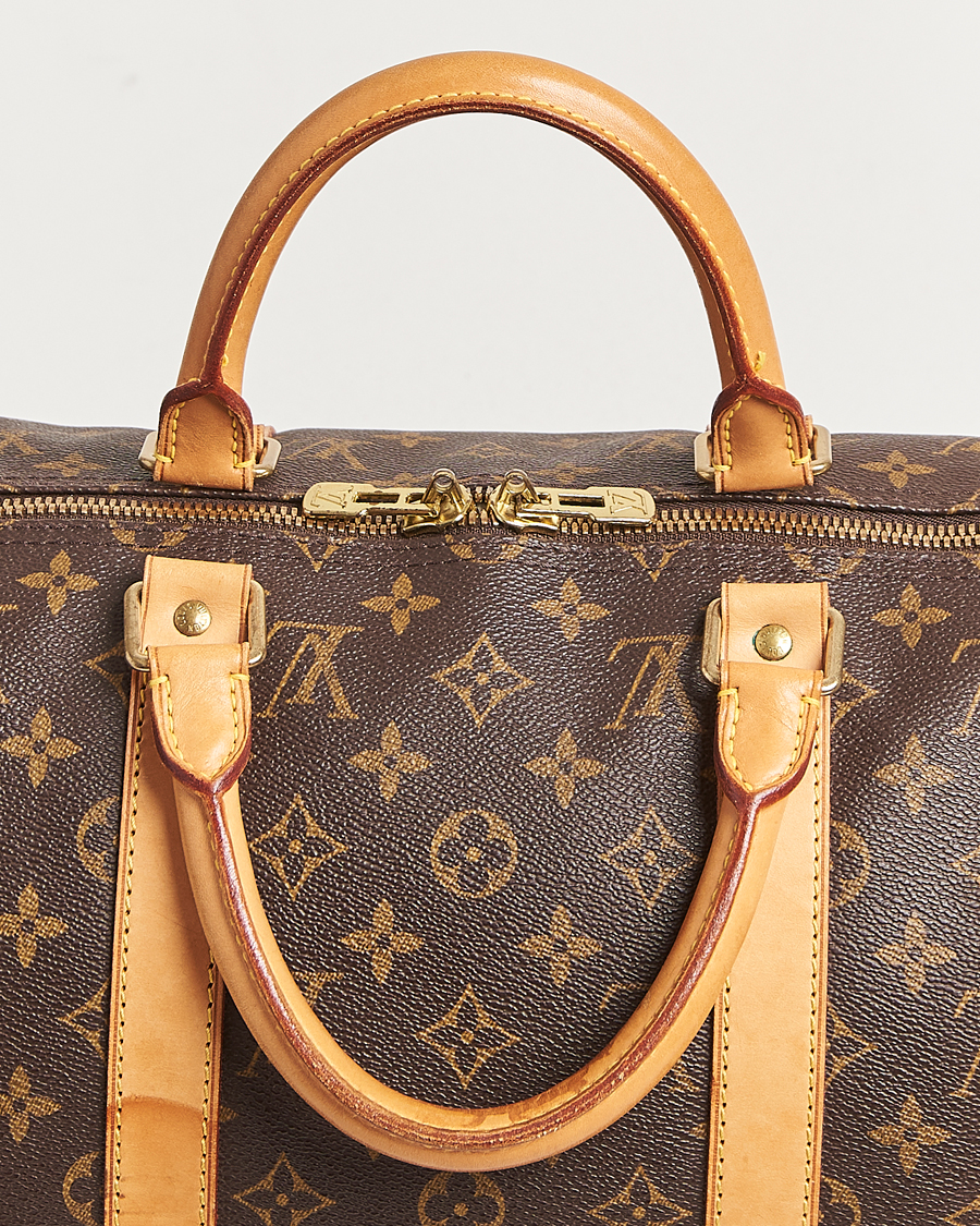Homme | Louis Vuitton Pre-Owned Keepall Bandoulière 50 Monogram | Louis Vuitton Pre-Owned | Keepall Bandoulière 50 Monogram