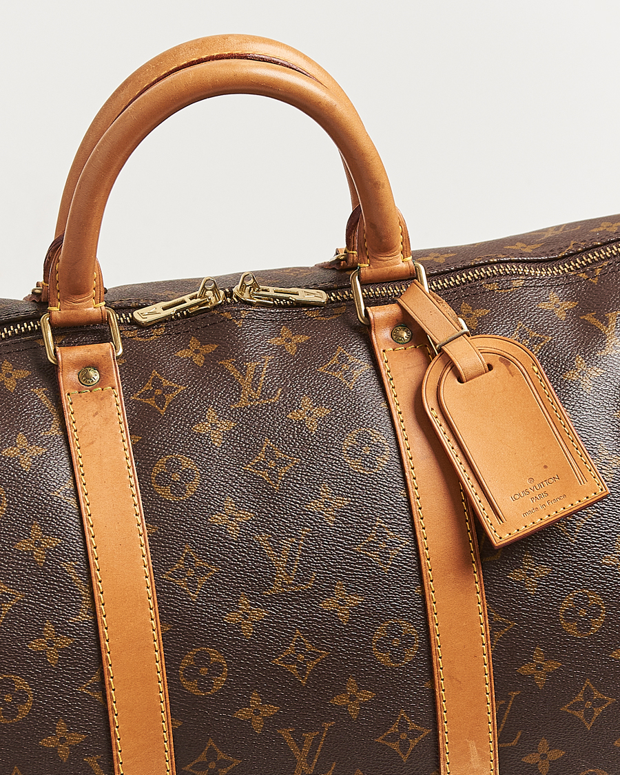 Homme | Louis Vuitton Pre-Owned Keepall 55 Monogram | Louis Vuitton Pre-Owned | Keepall 55 Monogram