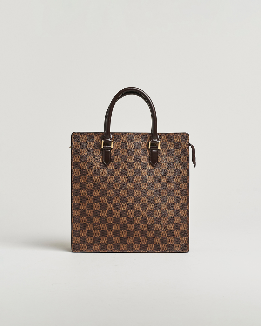 Homme | Louis Vuitton Pre-Owned Venice Sac Plat Bag Damier Ebene | Louis Vuitton Pre-Owned | Venice Sac Plat Bag Damier Ebene