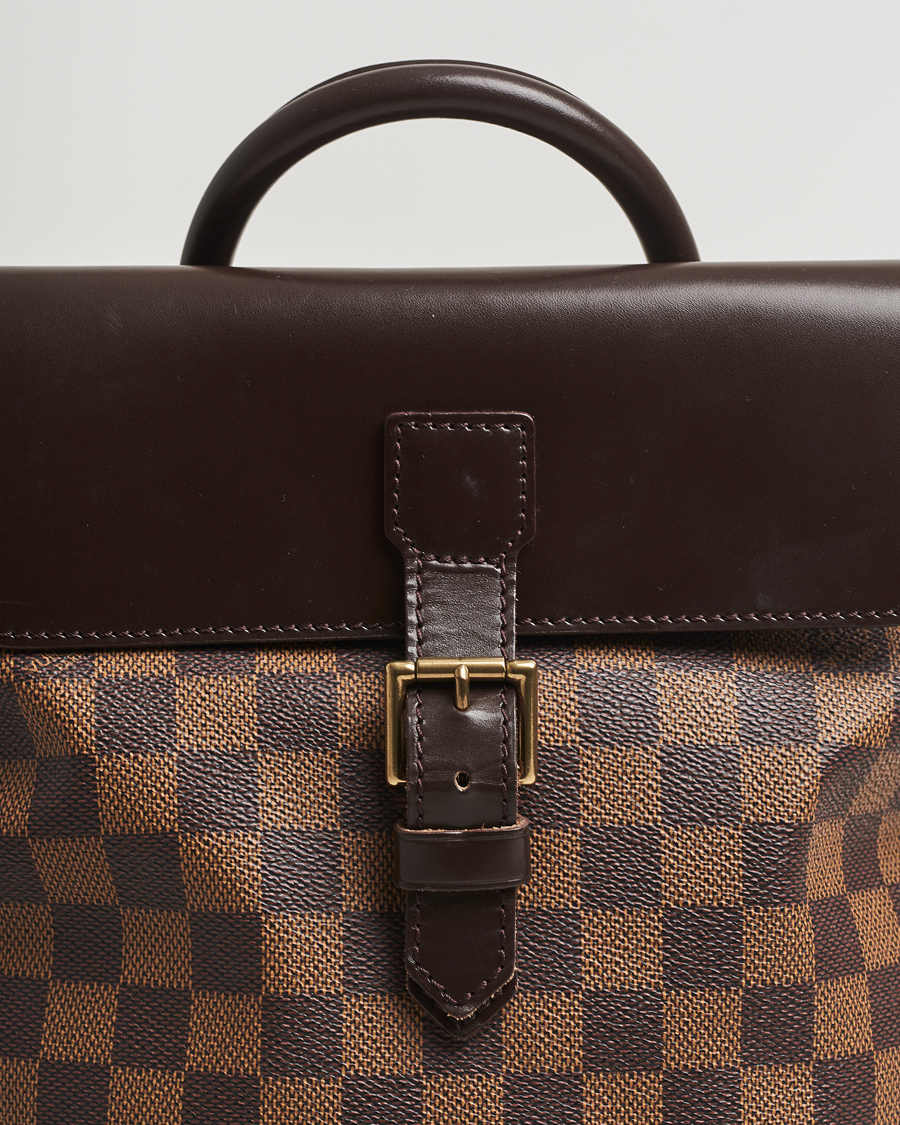 Homme | Louis Vuitton Pre-Owned Soho Backpack Damier Ebene | Louis Vuitton Pre-Owned | Soho Backpack Damier Ebene