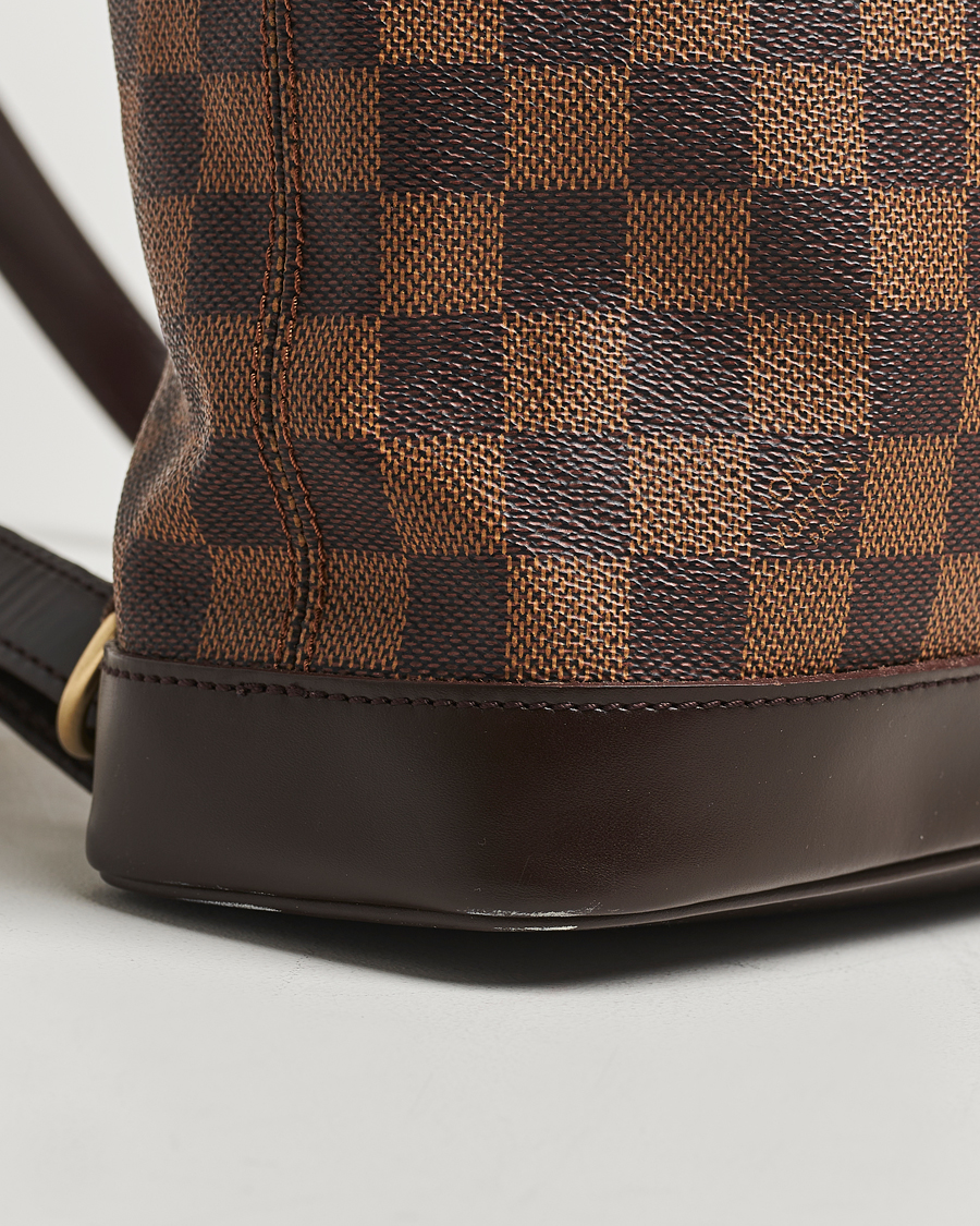 Homme | Louis Vuitton Pre-Owned Soho Backpack Damier Ebene | Louis Vuitton Pre-Owned | Soho Backpack Damier Ebene