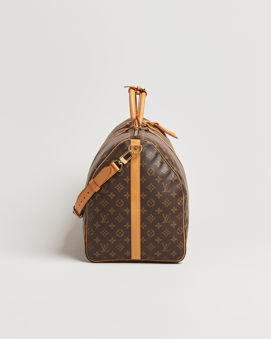 Homme | Louis Vuitton Pre-Owned Keepall Bandoulière 60 Monogram | Louis Vuitton Pre-Owned | Keepall Bandoulière 60 Monogram