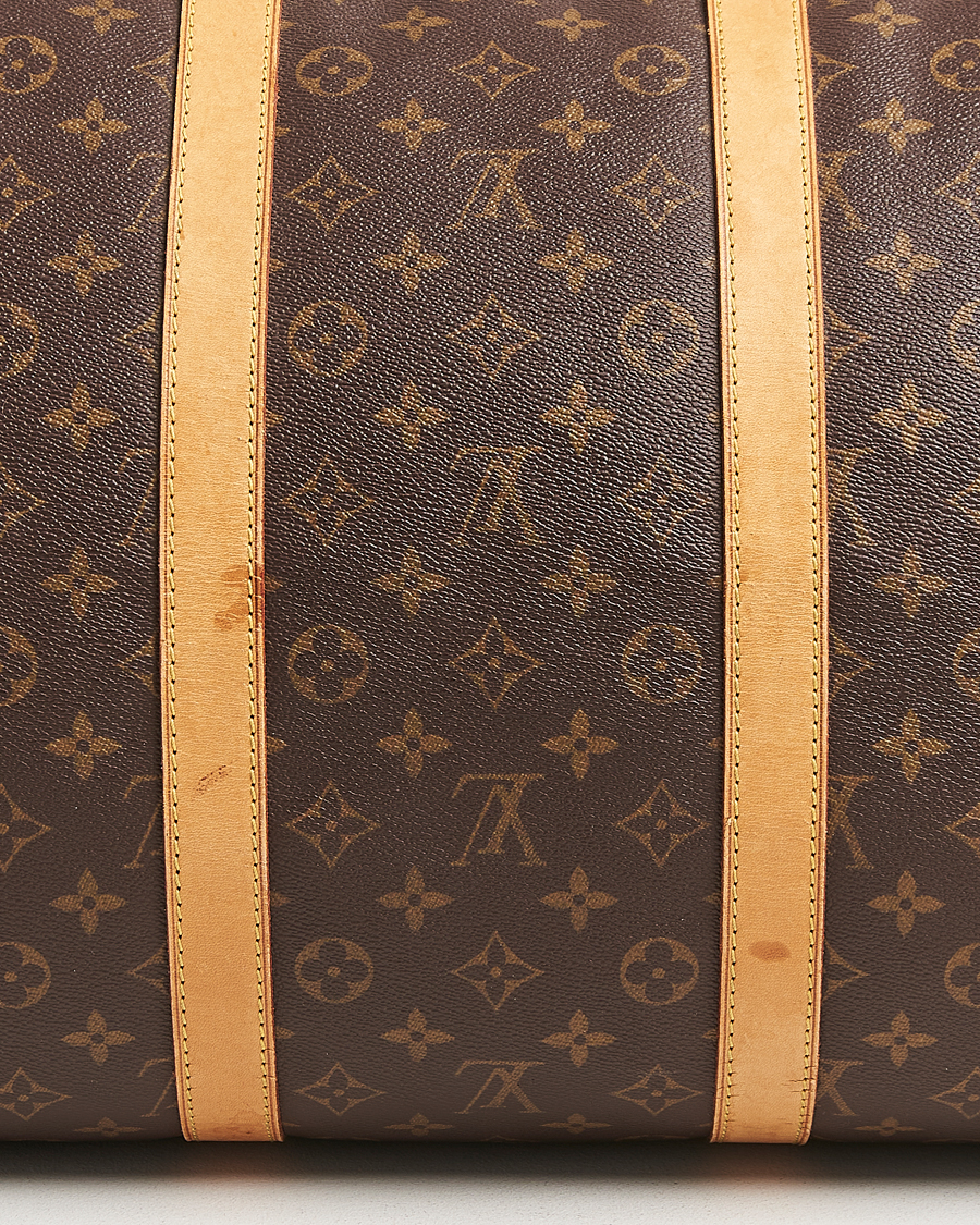 Homme | Louis Vuitton Pre-Owned Keepall 55 Monogram | Louis Vuitton Pre-Owned | Keepall 55 Monogram
