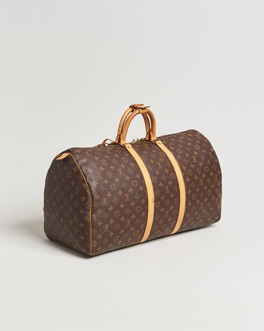 Homme | Louis Vuitton Pre-Owned Keepall 55 Monogram | Louis Vuitton Pre-Owned | Keepall 55 Monogram
