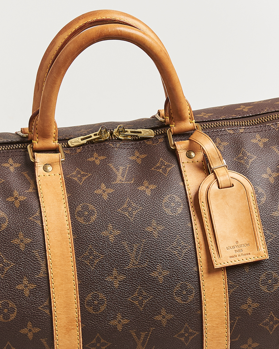 Homme | Louis Vuitton Pre-Owned Keepall 55 Monogram | Louis Vuitton Pre-Owned | Keepall 55 Monogram
