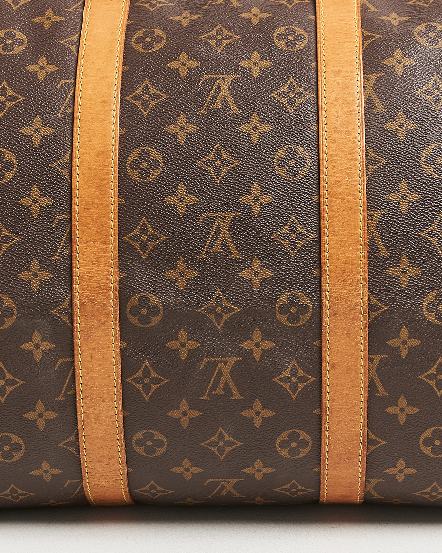 Homme | Louis Vuitton Pre-Owned Keepall Bandoulière 55 Monogram | Louis Vuitton Pre-Owned | Keepall Bandoulière 55 Monogram