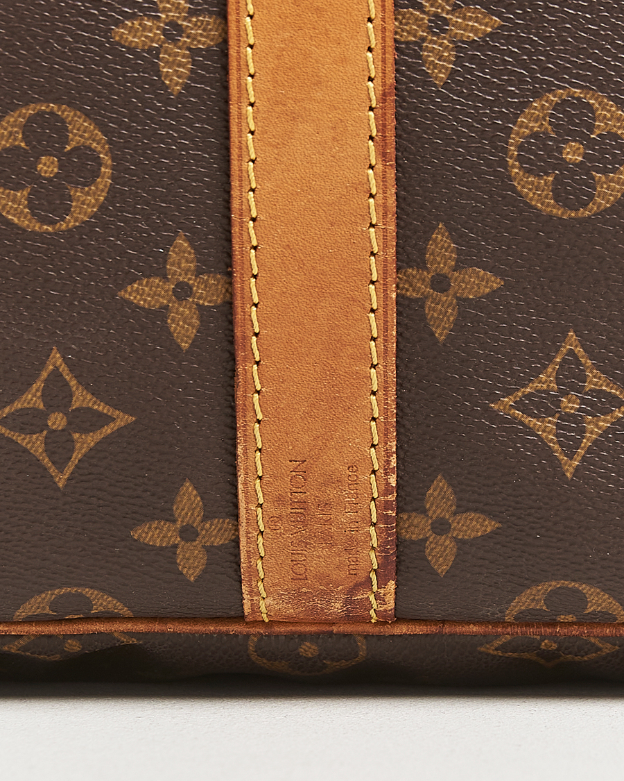 Homme | Louis Vuitton Pre-Owned Keepall Bandoulière 55 Monogram | Louis Vuitton Pre-Owned | Keepall Bandoulière 55 Monogram