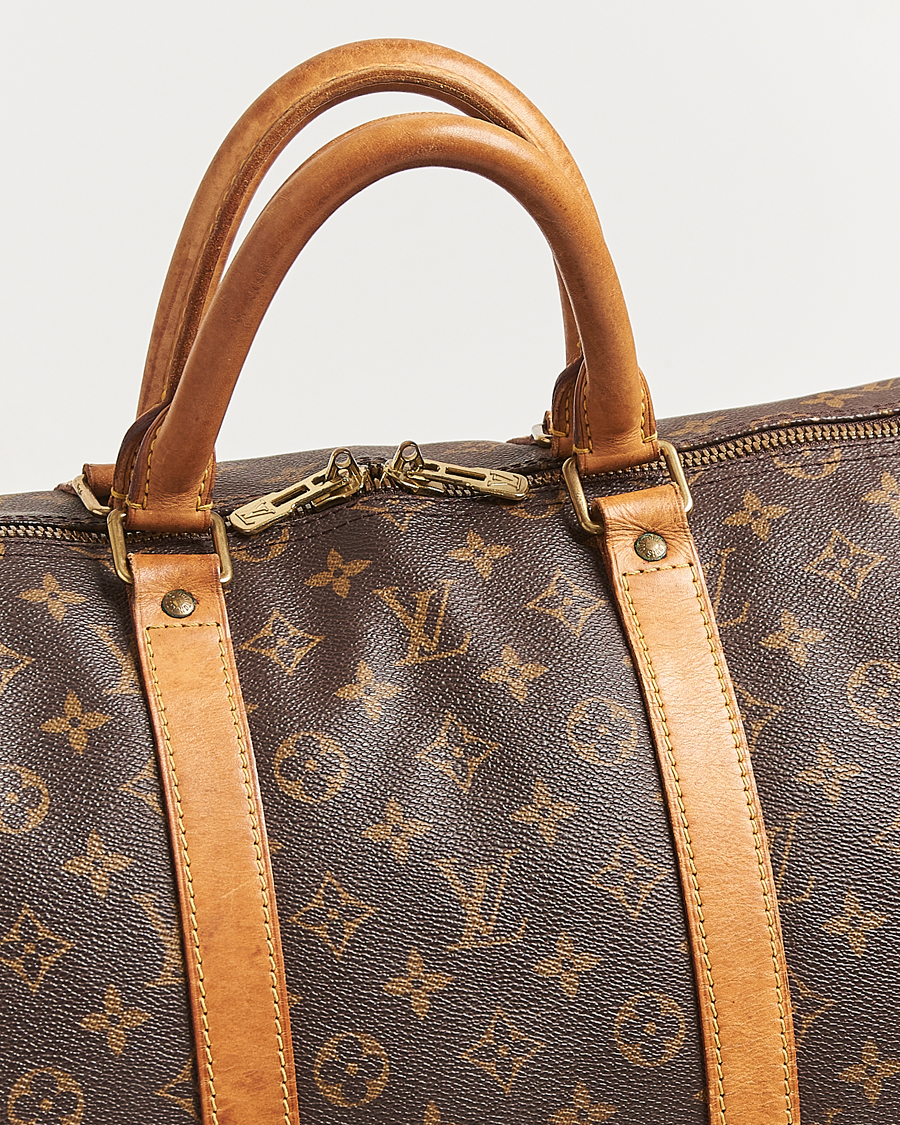 Homme | Louis Vuitton Pre-Owned Keepall Bandoulière 55 Monogram | Louis Vuitton Pre-Owned | Keepall Bandoulière 55 Monogram