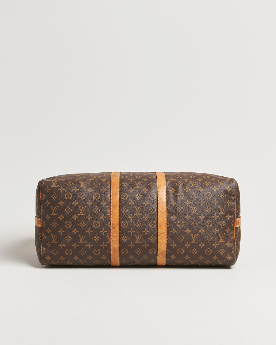 Homme | Louis Vuitton Pre-Owned Keepall Bandoulière 55 Monogram | Louis Vuitton Pre-Owned | Keepall Bandoulière 55 Monogram