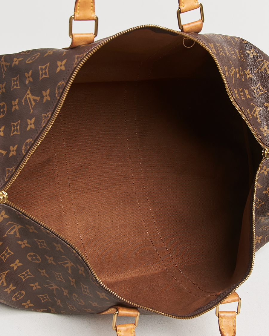 Homme | Louis Vuitton Pre-Owned Keepall Bandoulière 55 Monogram | Louis Vuitton Pre-Owned | Keepall Bandoulière 55 Monogram