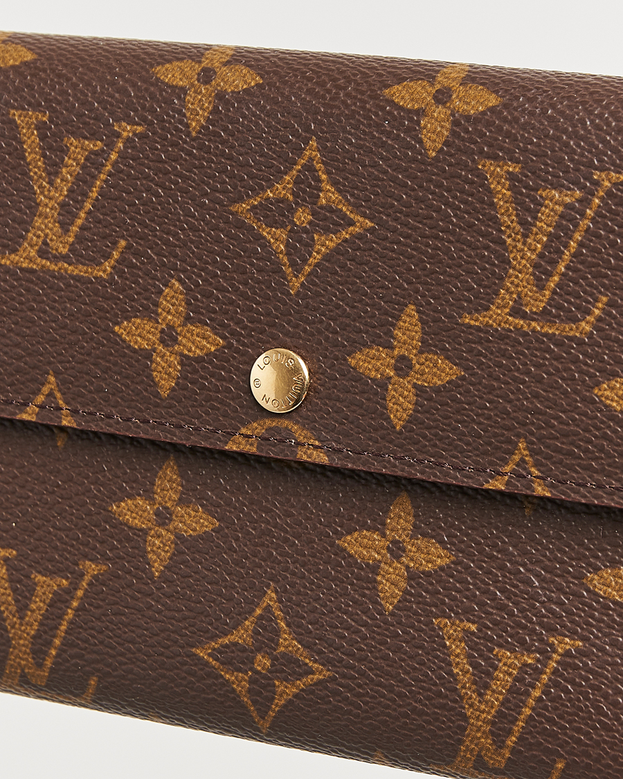Homme | Louis Vuitton Pre-Owned Pochette Porte Monnaie Credit Wallet Monogram | Louis Vuitton Pre-Owned | Pochette Porte Monnaie Credit Wallet Monogram