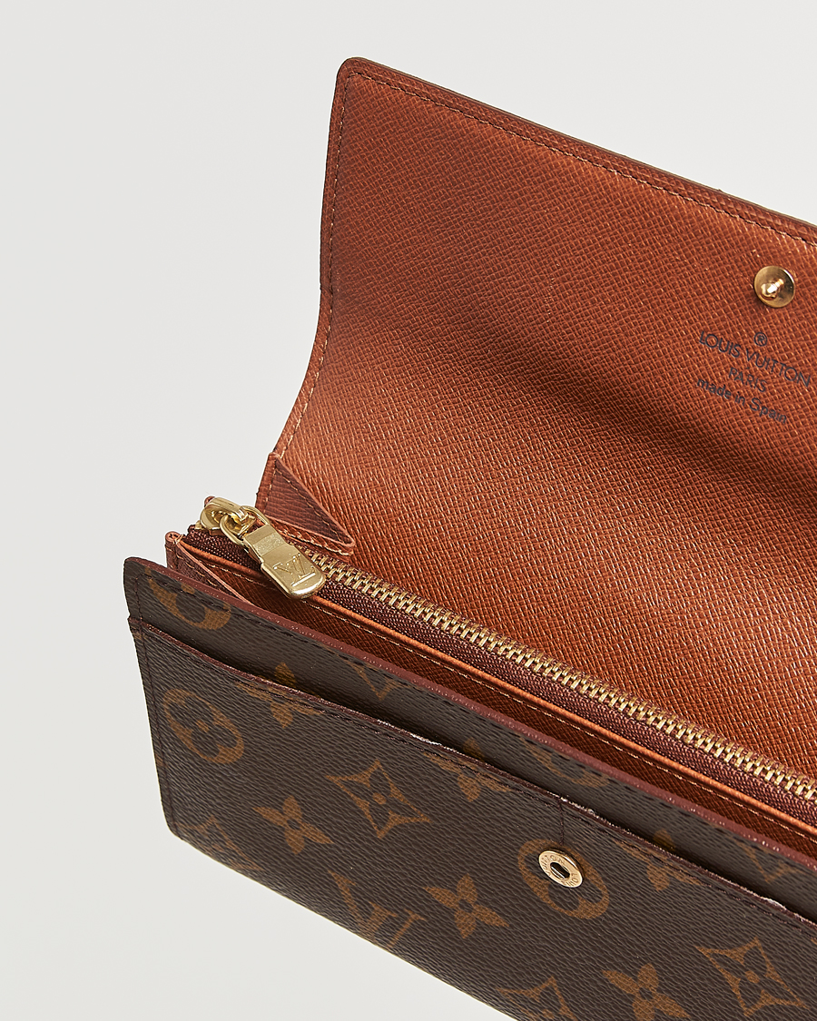 Homme | Louis Vuitton Pre-Owned Pochette Porte Monnaie Credit Wallet Monogram | Louis Vuitton Pre-Owned | Pochette Porte Monnaie Credit Wallet Monogram