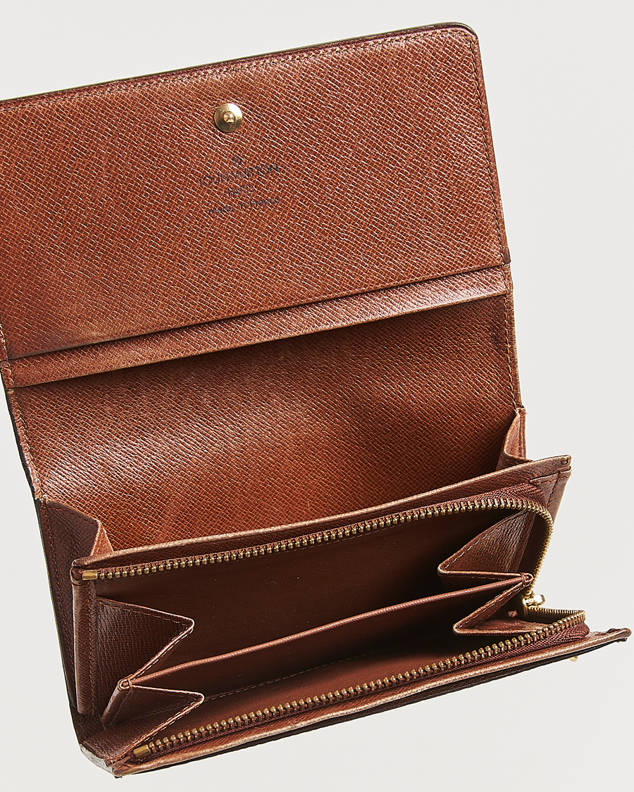 Homme | Louis Vuitton Pre-Owned Porte Monnaie Billets Trésor Wallet Monogram | Louis Vuitton Pre-Owned | Porte Monnaie Billets Trésor Wallet Monogram