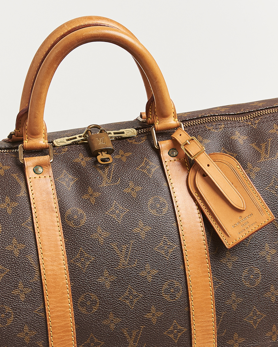 Homme | Louis Vuitton Pre-Owned Keepall 55 Monogram | Louis Vuitton Pre-Owned | Keepall 55 Monogram