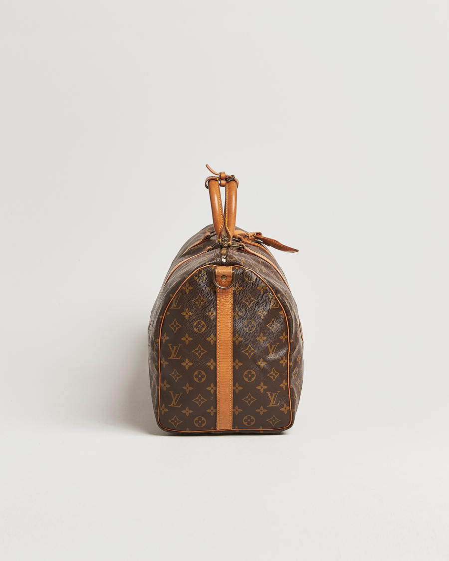 Homme | Louis Vuitton Pre-Owned Keepall Bandoulière 50 Monogram | Louis Vuitton Pre-Owned | Keepall Bandoulière 50 Monogram