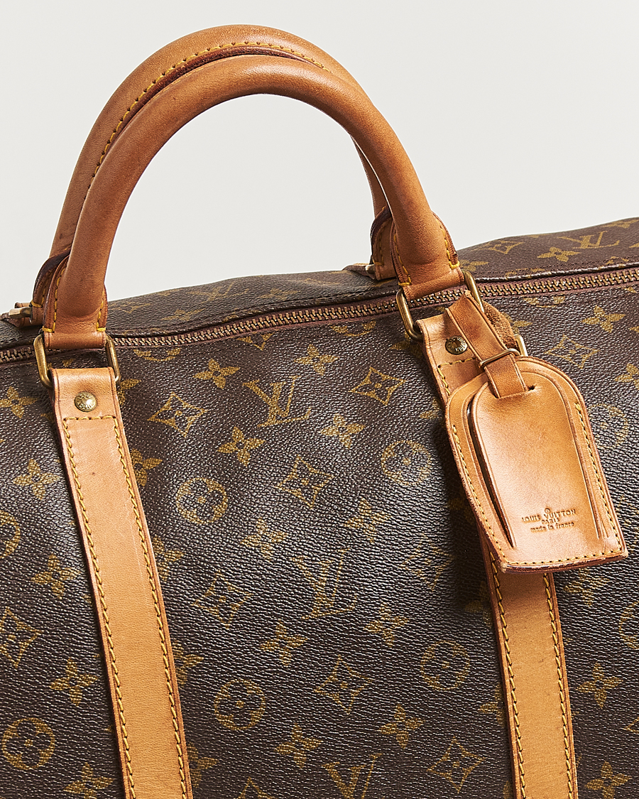 Homme | Louis Vuitton Pre-Owned Keepall Bandoulière 60 Monogram | Louis Vuitton Pre-Owned | Keepall Bandoulière 60 Monogram
