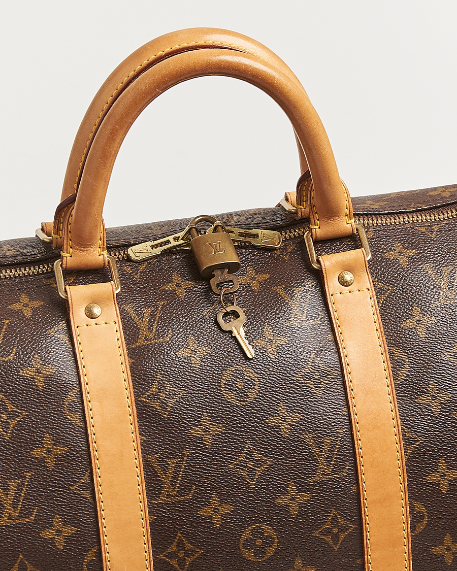 Homme | Louis Vuitton Pre-Owned Keepall Bandoulière 50 Monogram | Louis Vuitton Pre-Owned | Keepall Bandoulière 50 Monogram