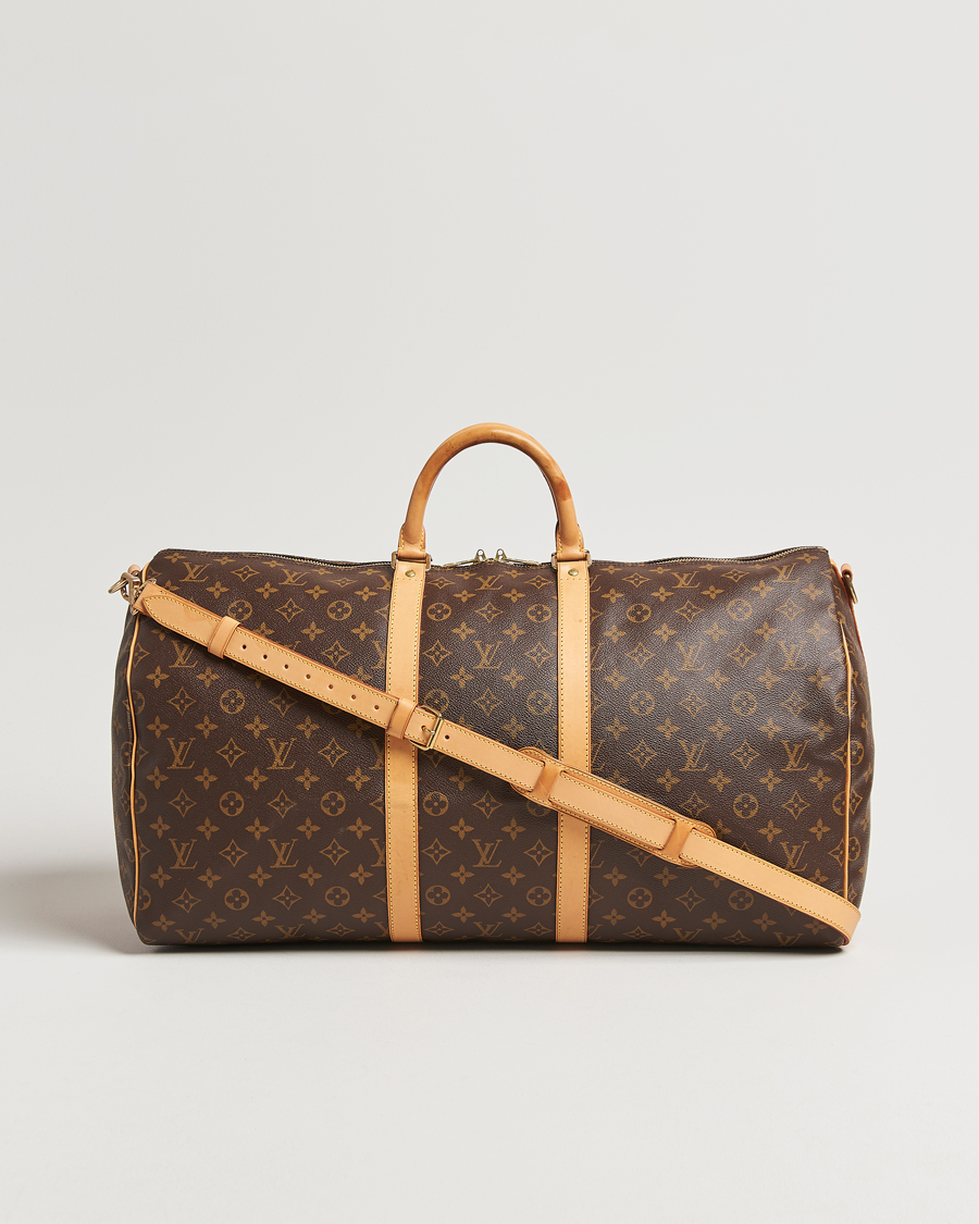 Homme | Louis Vuitton Pre-Owned Keepall Bandoulière 55 Monogram  | Louis Vuitton Pre-Owned | Keepall Bandoulière 55 Monogram 