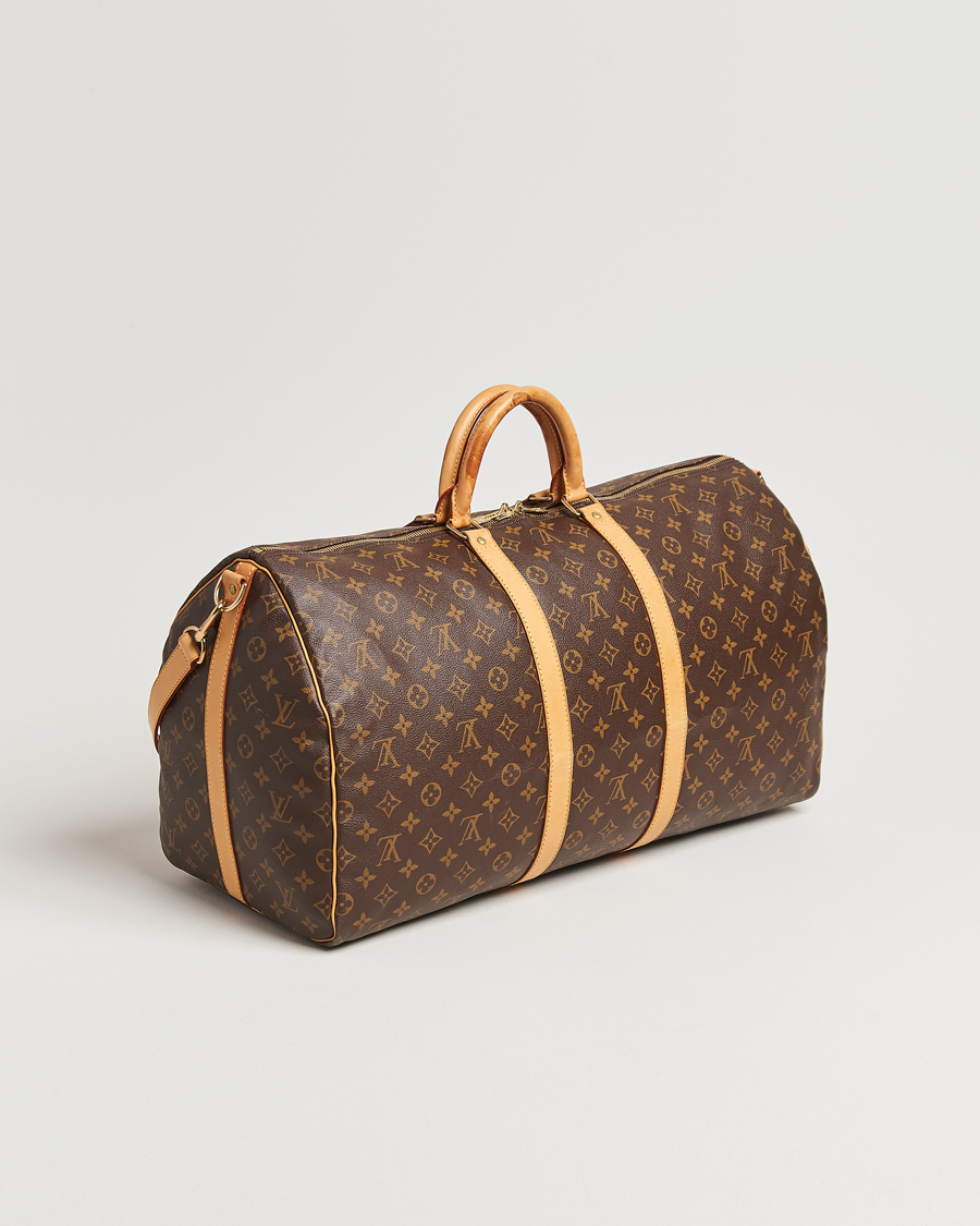 Homme | Louis Vuitton Pre-Owned Keepall Bandoulière 55 Monogram  | Louis Vuitton Pre-Owned | Keepall Bandoulière 55 Monogram 