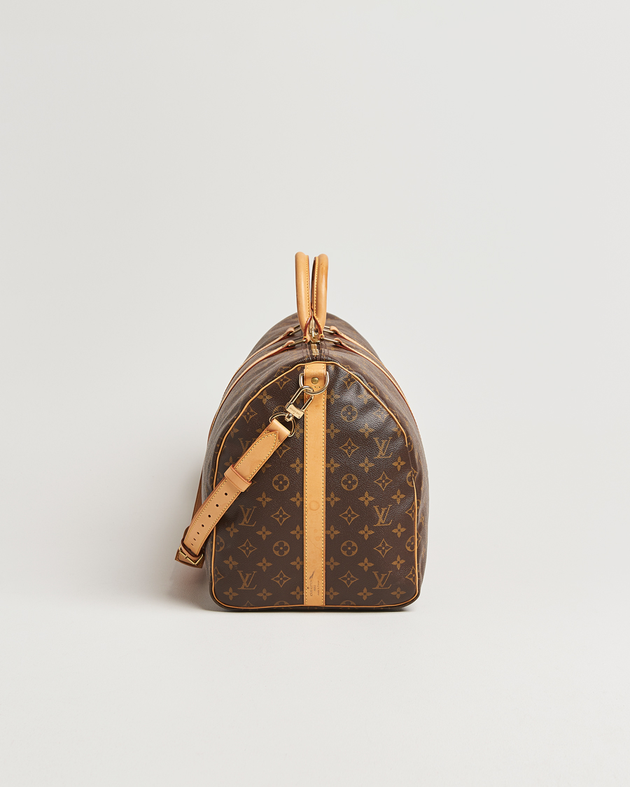 Homme | Louis Vuitton Pre-Owned Keepall Bandoulière 55 Monogram  | Louis Vuitton Pre-Owned | Keepall Bandoulière 55 Monogram 